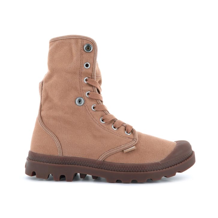 Palladium Baggy Women's Boots Brown | UK X901-MJH